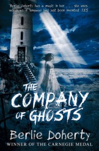 the company of ghosts lighthouse over sea ghost girl gliding down steps