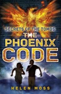 The Phoenix Code girl and boy running from pyramids in distance golden phoenix