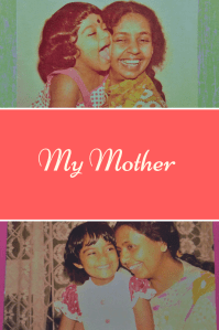 Me and mum in 80s My Mother in middle