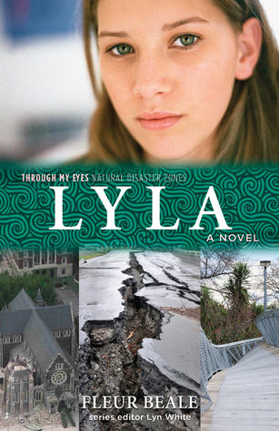 Lyla teen girl on top images of earthquake damage