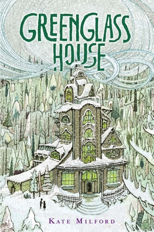 Greenglass house winter scene big old house covered in snow